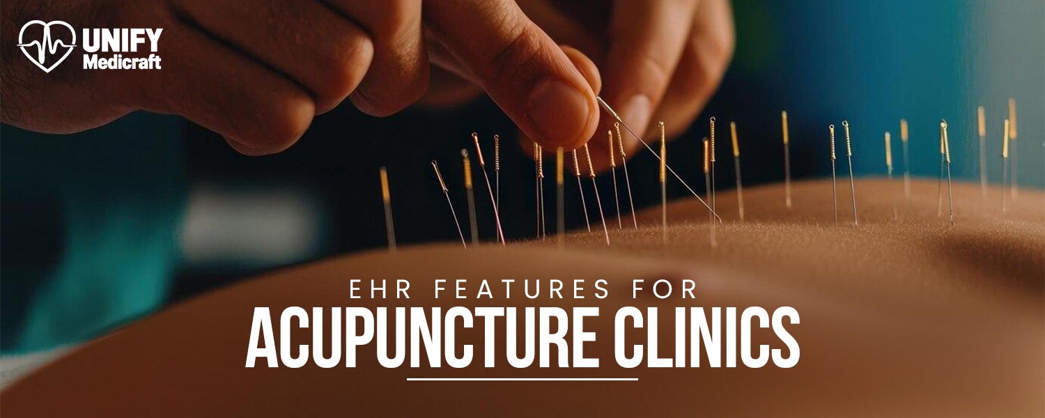 EHR Features to Run a Successful Acupuncture Clinic